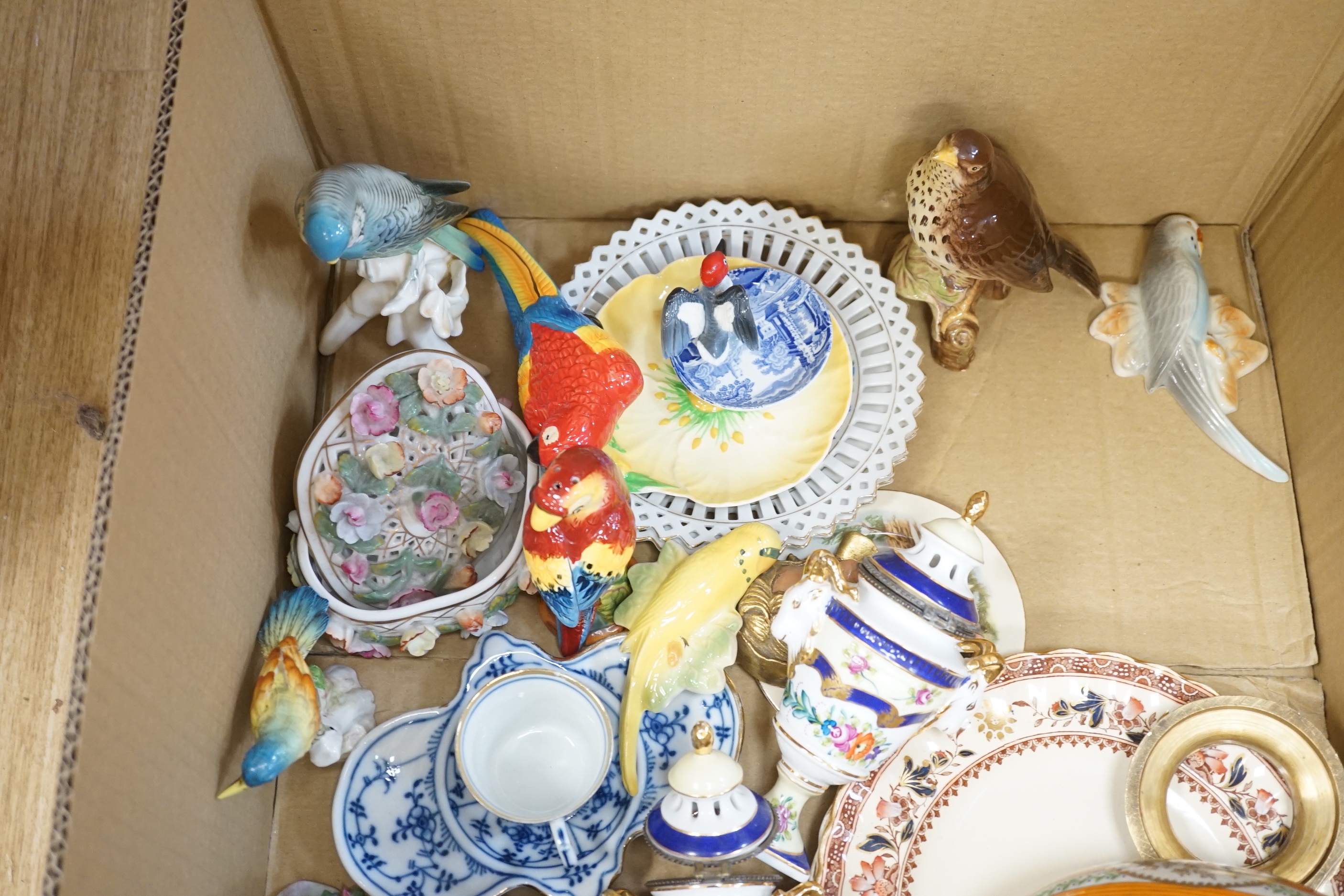 A group of mixed European ceramics